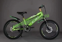 Велосипед  TJG  16" с дисковым тормозом зеленый - Самокаты оптом